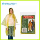 Yellow PE Rain Ponchos Disposable Rain Poncho Rpe-033