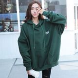 Embroidered Oversize Women Custom Logo Sweatshirts with Hoods (YK-12292)