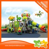 Alien's World Outdoor Amusement Park Plastic Tube Slide for Children