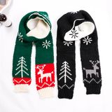 Wholesale Scarf Factory China Manufacturers Winter Knitted Scarf, Christmas Children Scarf Small Gift