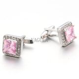 VAGULA Men Jewelry Crystal Cufflinks 337