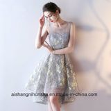 Elegant Short Evening Party Scoop A-Line Prom Dresses