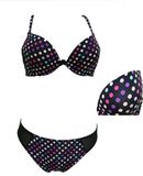 Fashion Multi Color Polka DOT Push up Bra and Panty Set (EPB170)