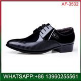 Italian Mens Leather Black Formal Dress Shoes for Business Office