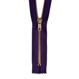 3# Golden Brass Closed End Zipper