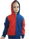 Kid's Good Quality Full Zip Fleece Hooded Sweatshirt