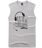 Factory Embroidered Manufacturer Tank Top Sleeveless T Shirt