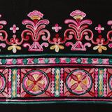 Colorful Ethnic Style Embroidery Lace Fabric for Garment Accessories