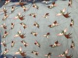 New Design Bird Embroidery Fabric for High Quality Women Dress