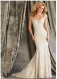 2015 Crystal Beads Bridal Wedding Dresses WD1343