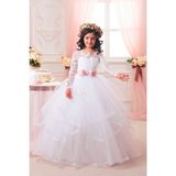 Princess Flower Girls Dresses Communion Dress Pageant Gown