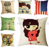 OEM Logo DIY Cotton Bolster Pillow Cushion for Promotion