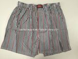 High Quality Cotton Woven Boxer Short Stripe Men Underwear