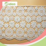 Flower Design Cotton Embroidery Indian Guipure Lace in Pink