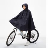 Adult Lightweight PVC PEVA Rain Poncho with Protective Stripe