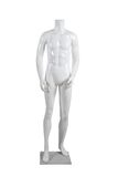 Bright White Male Mannequin No Head