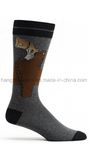 Vivid Jacquard 200n Men Cotton Socks