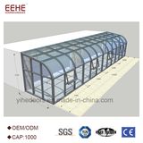 Tempered Glass Aluminium Frame Sunroom Simple Design for Commercial