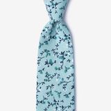 Mens Printed Slim Cotton Skinny Ties