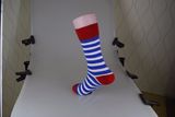 Wholesale Compression Tube Stocking World Striped Sublimation Socks