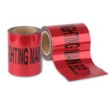 Free Sample Available Red Underground Detectable Warning Tape