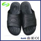 Spu Black ESD Slipper for Cleanroom (EGS-SPU-101)