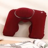 Office Sleeping Cushion PVC Inflatable Neck Pillow