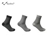 Stripe Cotton Silver Fiber Anti-Bacterial Socks for Men