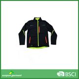 Wholesale Men Hiking Black Softshell Jacket