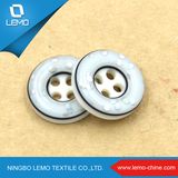 Fashion Design Garment White Resin Buttons, T Shirt Button