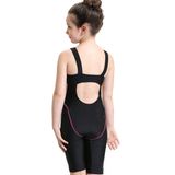 Swiwa Kids Girls Competitive Legsuit One Piece Swimsuit for 2-15 Years Children Open Back Swimwear