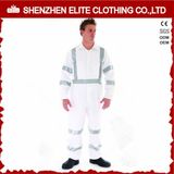 Custom Hospital White Reflective Safety Cotton Workwear