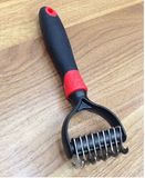 Double Side Dog Dematting Rake Comb / Pet Fur Grooming Tool