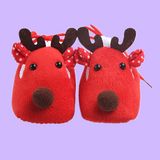 2017 Baby Shoes Christmas Baby Soft Fawn Learn to Walk Soled Shoes