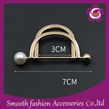 Scarf Buckle New Design Pearl Decorative Needle Button Pin Brooch