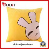 Logo Printing Rabbit Short Plush Promotional Cushion