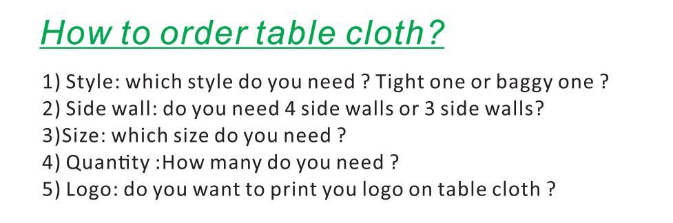 Custom Printed Exhibition Table Cloth