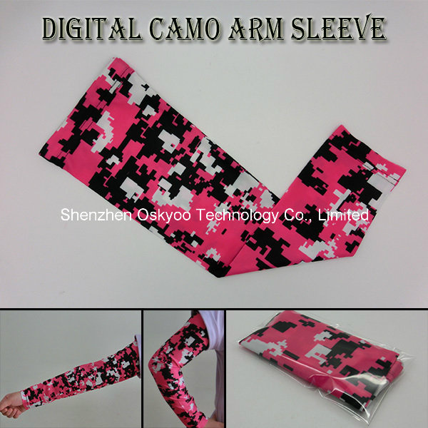 Sports Compression Anti-Static Digital Camo Arm Sleeve