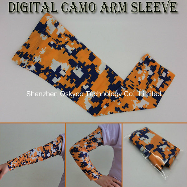 Sports Compression Anti-Static Digital Camo Arm Sleeve