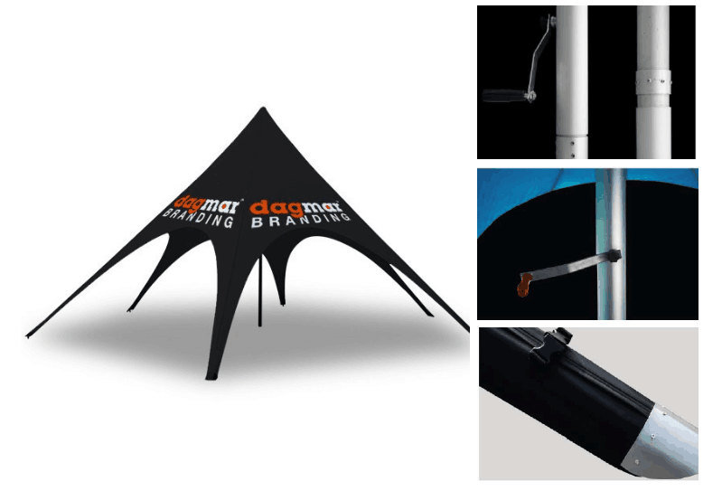 Star Tent with Special Design with Awning