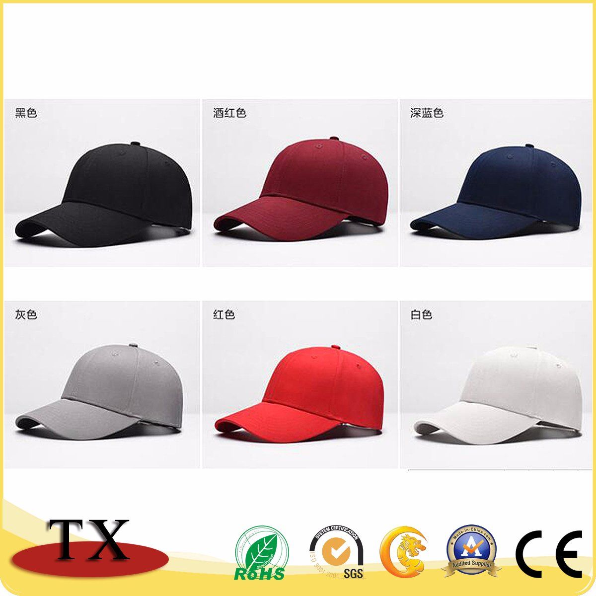 Promotional Blank Cap Baseball Cap with Logo Custom