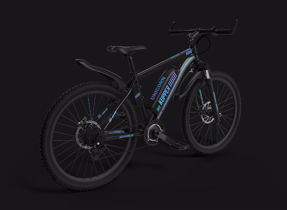 26 Inch Shimano Altus 8 Speed Akm Motor Mountain Electric Bike